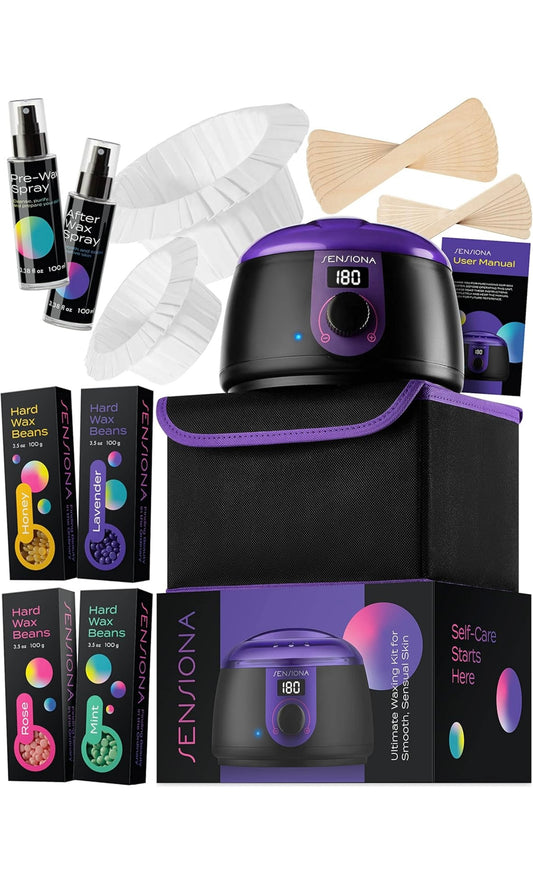Hot Wax Kit for Sensitive Skin