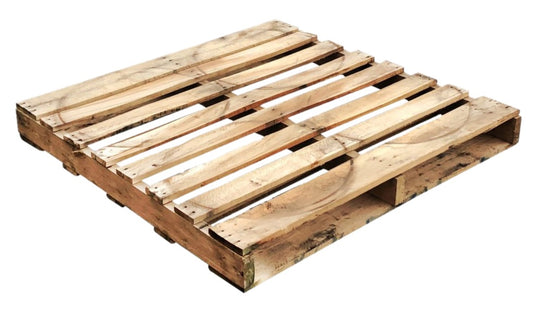 2-way Regular Recycled Wooden Pallets (40*48), Durable, Reusable, Stackable, Easy to Handle